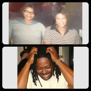 Old School pic of Aunt Barbara and Grandma Mildred.  And, Ron